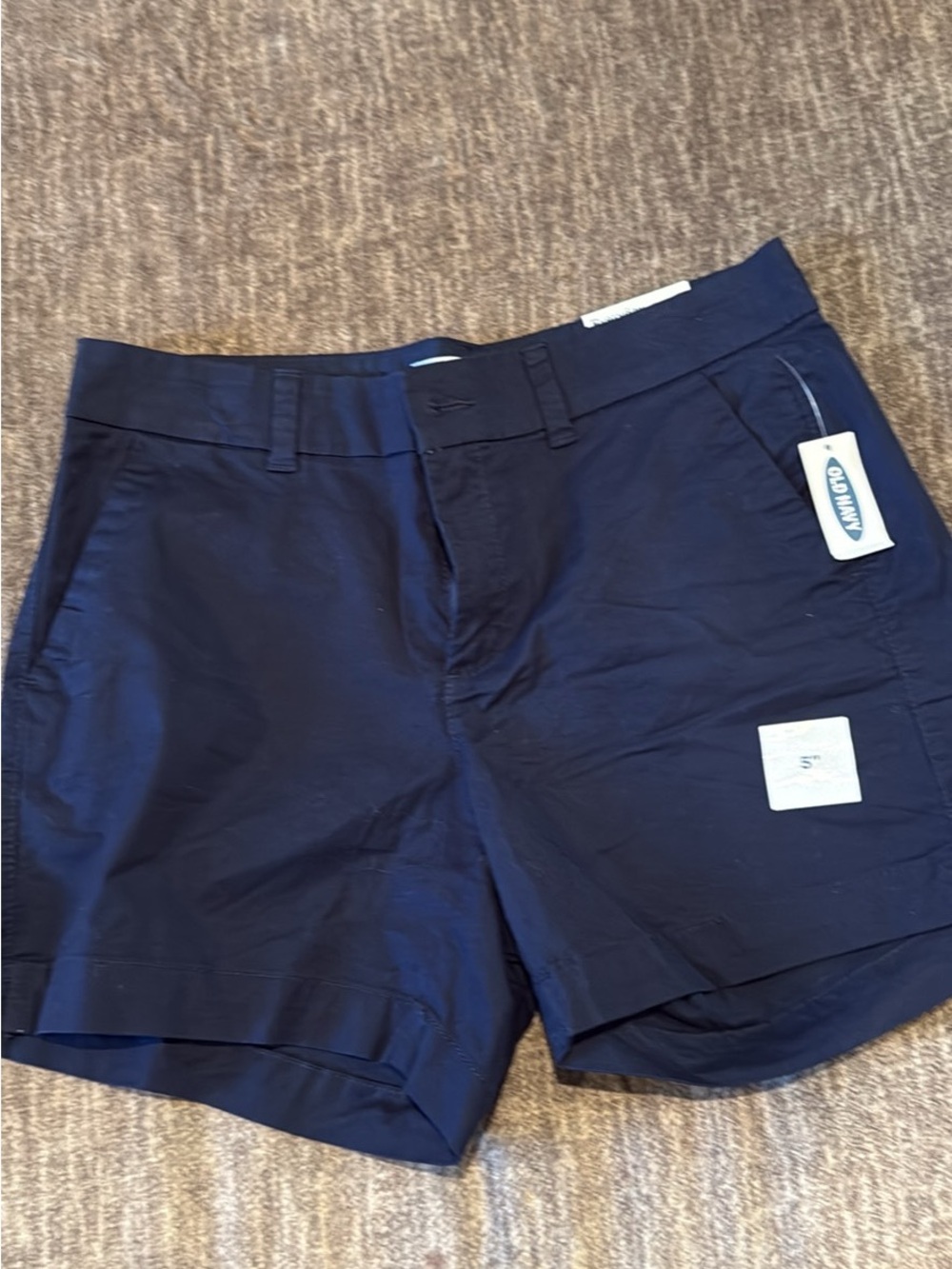 Old Navy Navy Blue Everyday Mid-Rise Shorts